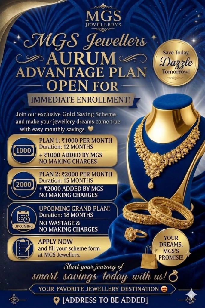 MGS Aurum Advantage Plan Scheme Poster
