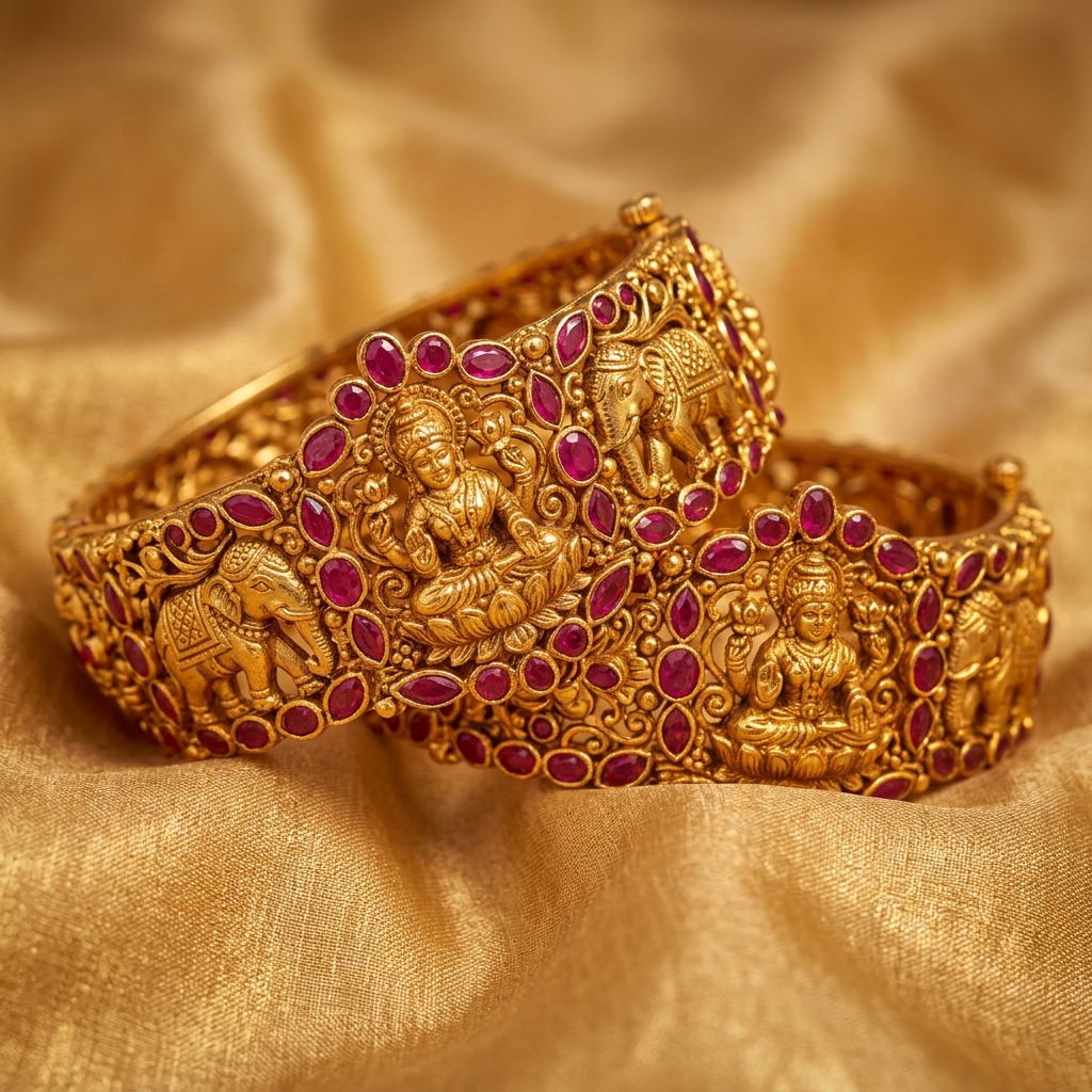 MGS Heritage Craftsmanship — Premium Gold Bangles